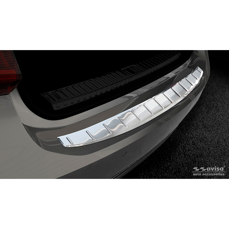 Stainless Steel Rear bumper protector  Audi A7 (C8) Sportback 2018- 'Ribs'