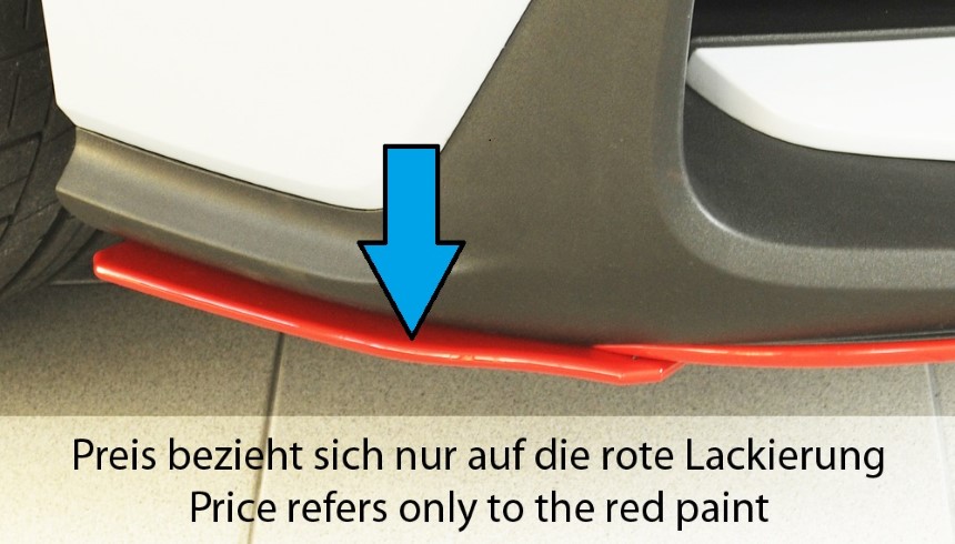 Voorskirts rood Hyundai i30 N (Performance) Rieger