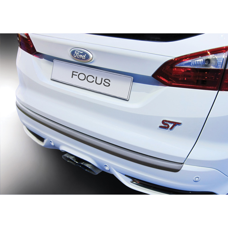 ABS Rear bumper protector  Ford Focus Estate/Combi 2012-2018 Black