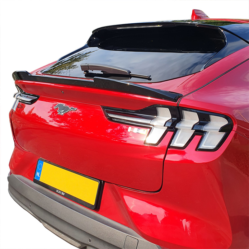 Achterspoiler  Ford Mustang Mach-E 2020- 'M4' (Glanzend Zwart ABS)