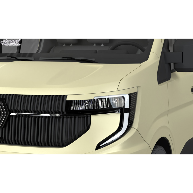 RDX Scheinwerferblenden passend für Renault Master IV 2024- & Nissan Interstar 2024- (ABS)