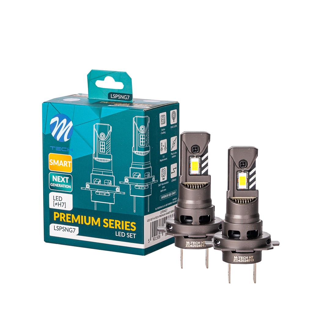 H7 LED Lamps M-TECH Premium Smart Series Canbus