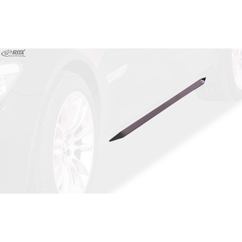 Side skirts 'Slim'  BMW 7-Series F01/F02 2008-2015 (ABS glossy black)