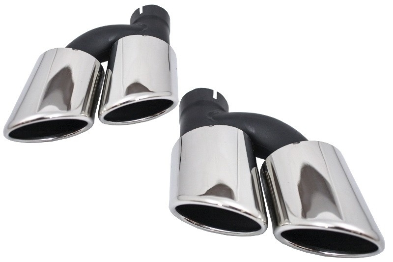 Diffuser Audi A6 C7 11-14 S6 Look Chroom