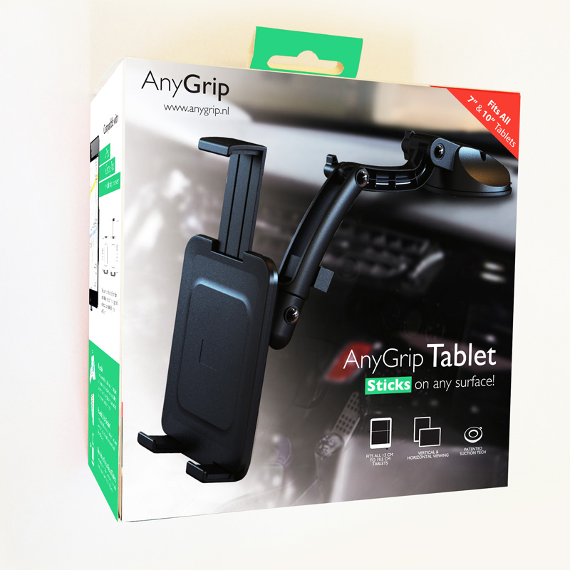 Universal tablet holder 'Any Grip' -  7 till 10 inch tablets