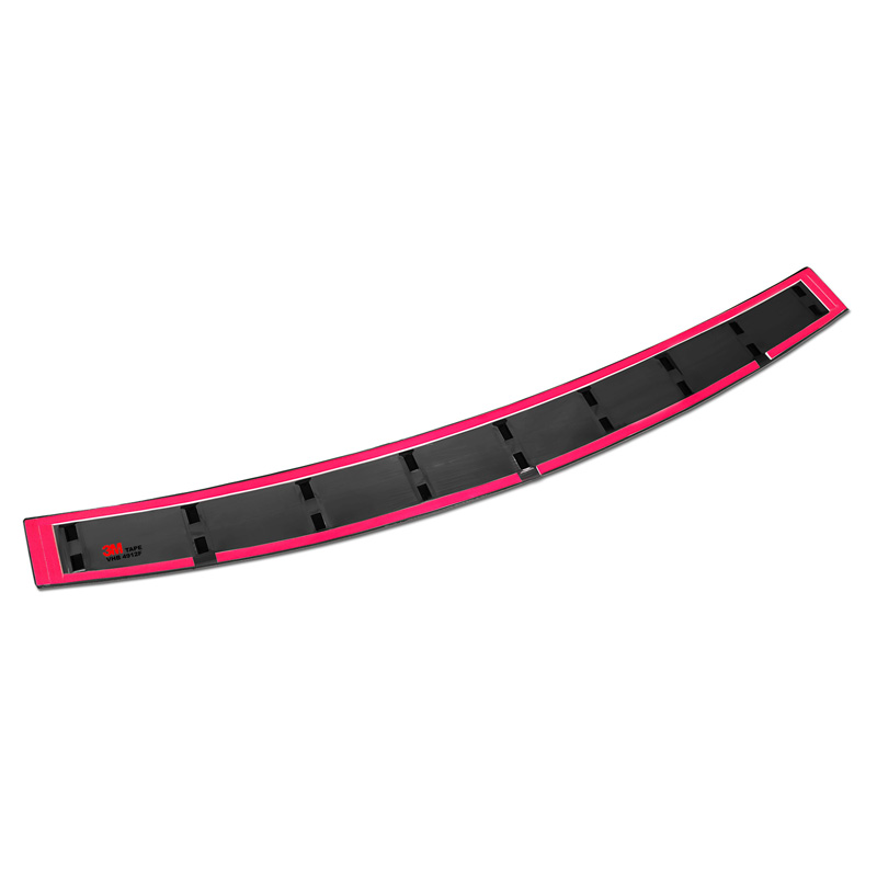 Zwart RVS Achterbumperprotector  Volkswagen Passat Variant (CJ5) incl. R-Line & Hybrid 2024- 'STRONG EDITION'