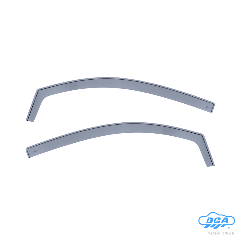 DGA Wind Deflectors  Fiat (Abarth) 500/500C (312) 2007- incl. Hybrid 2020- (2-pieces)