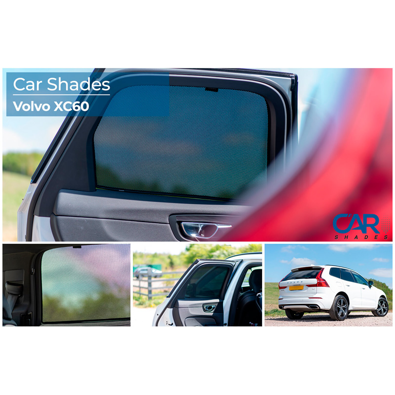 Set Car Shades (rear side doors)  Volvo XC60 2017- (2-pieces)
