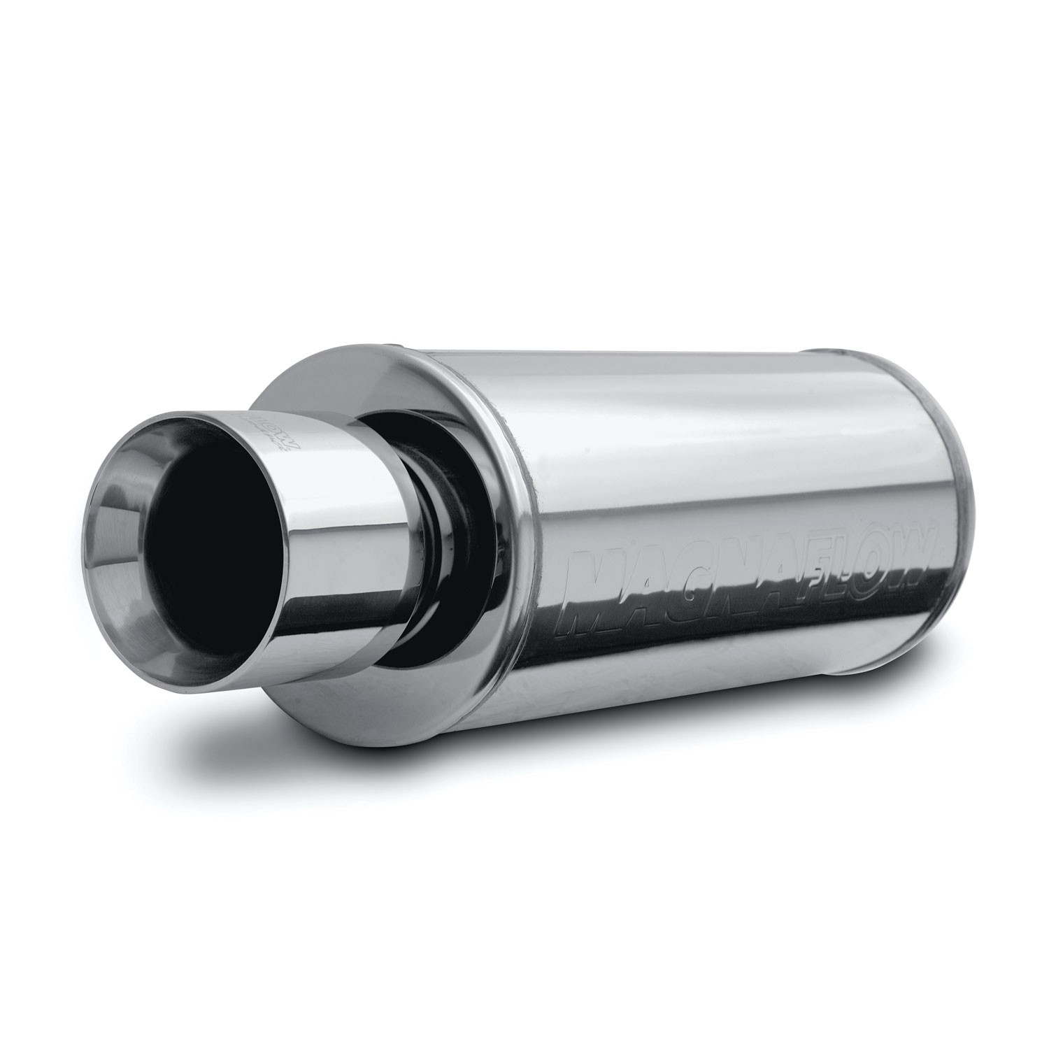 Muffler W/Tip Mag SS 14X6X6 2.25/4. Magnaflow Demper