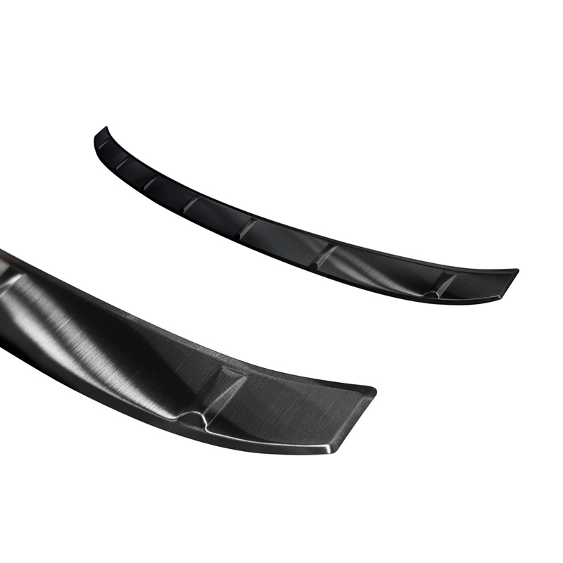 Black Stainless Steel Rear bumper protector  BMW 3-Series G20 Sedan M-Package 2018-