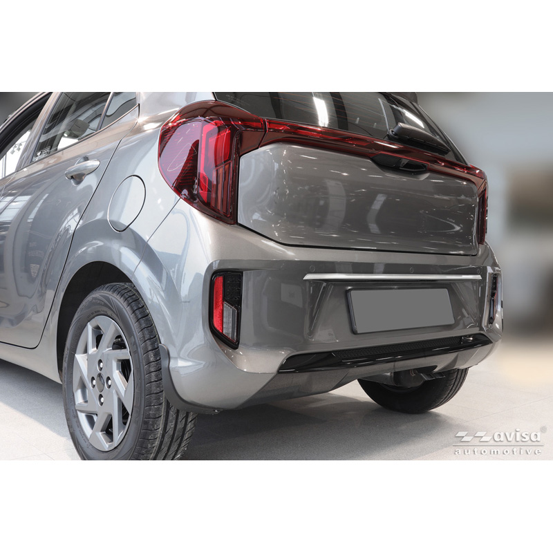 Avisa Geborsteld RVS Kofferbak Sierlijst  Kia Picanto III (JA) Facelift 2024-