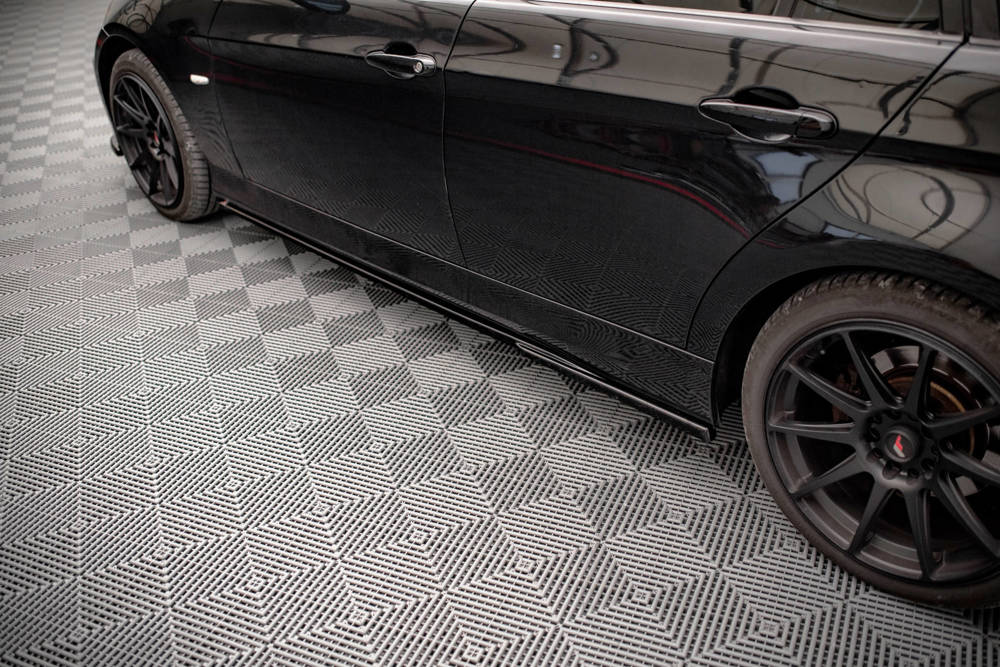 Zijskirts BMW 3-Serie E90 Maxton Glans Zwart
