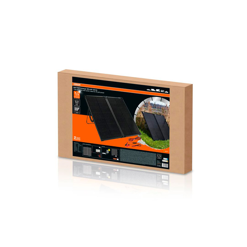 Osram BATTERYcharge SOLAR 100W - incl. 12V/10A charge controller - Solar Panel