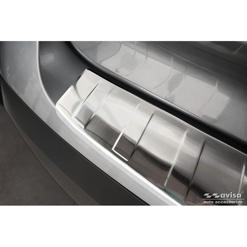 Stainless Steel Rear bumper protector  Citroën C4/e-C4 III 2020- 'Ribs'