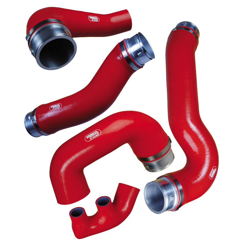 Samco Hose Kit  Porsche 996 TT/X50/GT2/Turbo 2002- - 5-pieces - Turbo - Blue