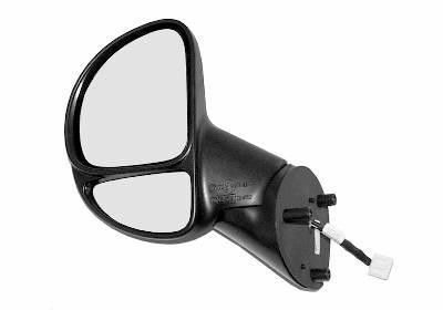 spiegel, bol glas, met temp sensor, elektr verstelb, verwarmd, e