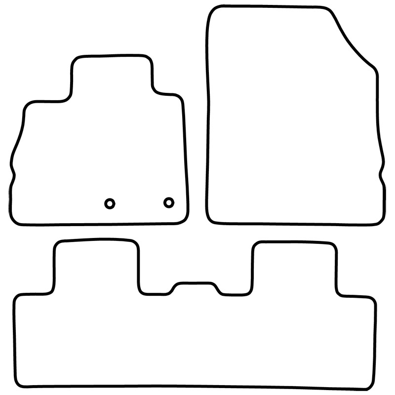 Set velour car mats  Renault Scenic IV 2016-