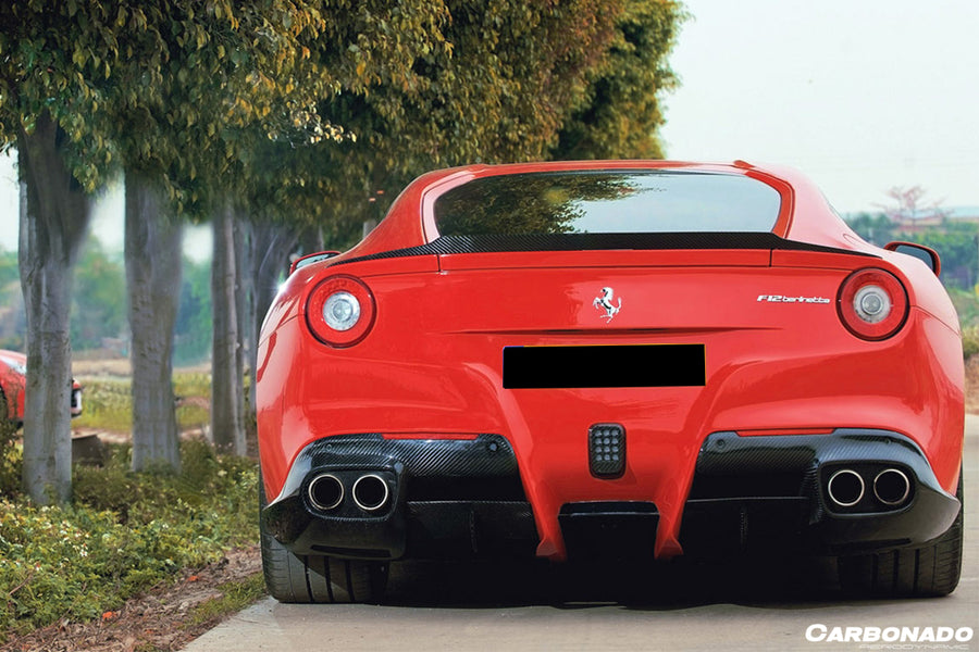 Ferrari F12 Berlinetta RS Style Carbon Fiber Spoiler 2012-2017