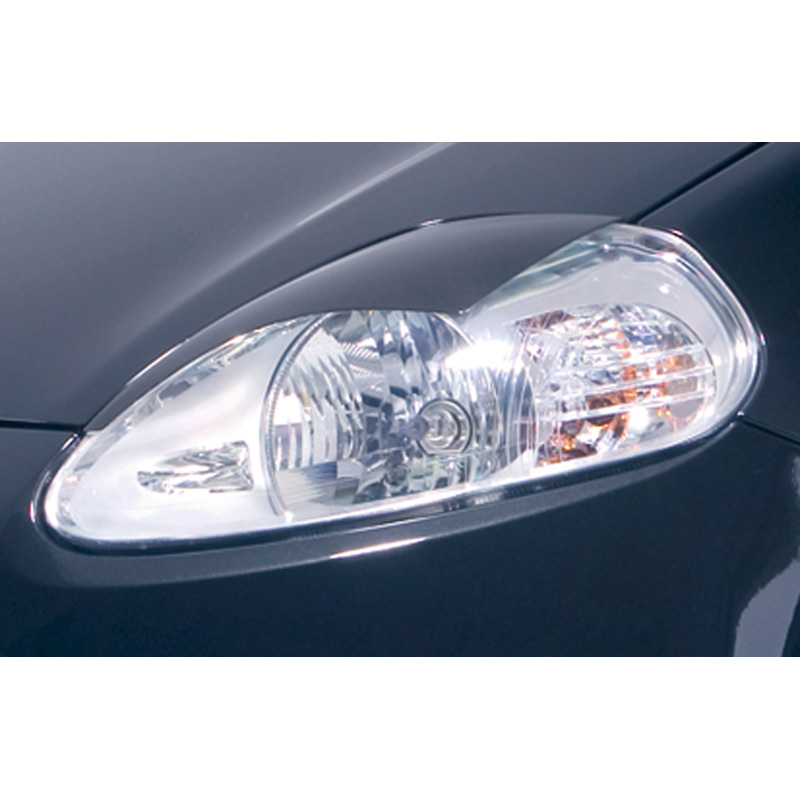 Head light spoilers  Fiat Grande Punto 2005- (ABS)
