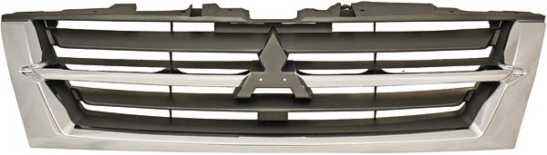 Grill PAJERO 01-02 Chroom/DONKER GRIJS