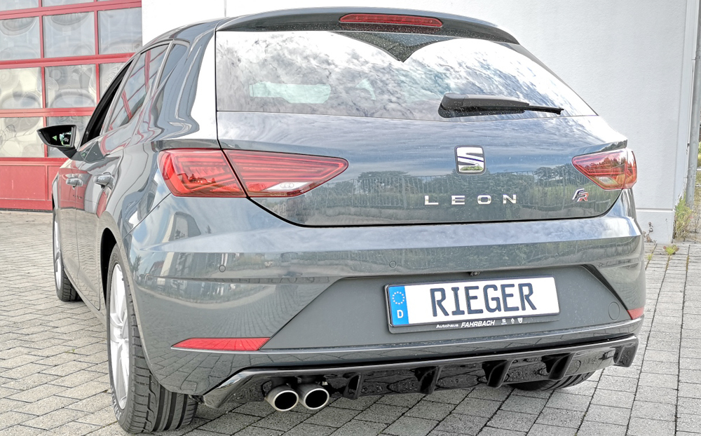 Diffuser Seat Leon FR 5F 17-20 Rieger Glans Zwart