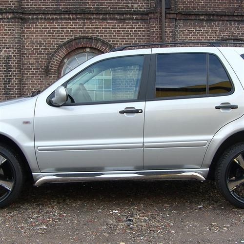 Step bars Mercedes ML (W163) 2000-2005