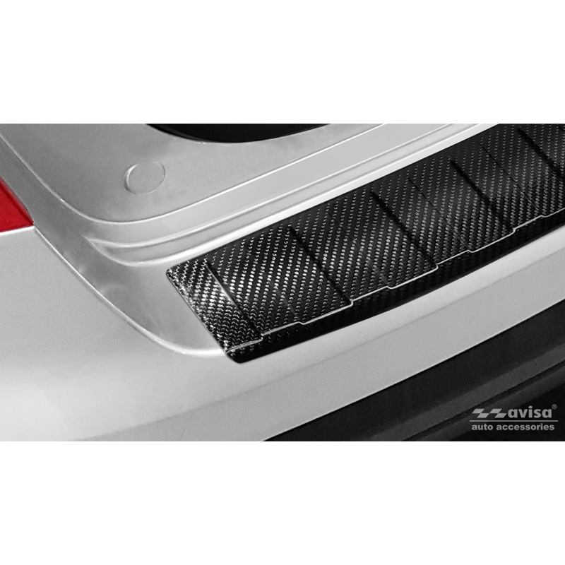 Echt 3D Carbon Achterbumperprotector  Hyundai Tucson Facelift 2018-