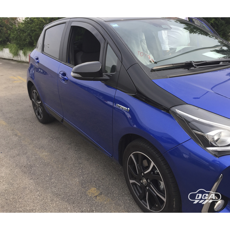 DGA Wind Deflectors  Toyota Yaris III (P13) 5-doors 2011-2020 (2-pieces)