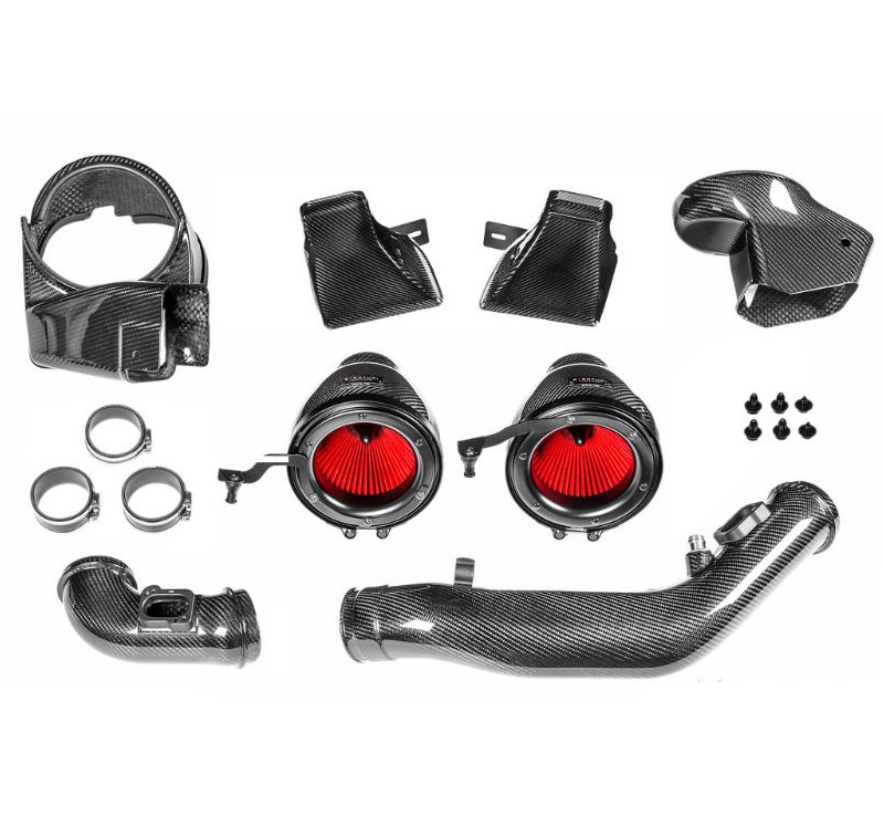 Eventuri BMW F8X M3/M4 V2 Full Black Carbon intake met SEALED Carbon ducts systeem
