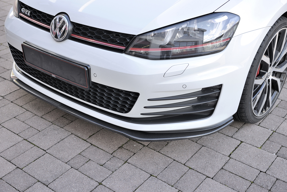 Voorspoiler VW Golf 7 GTI / GTD Rieger Carbon