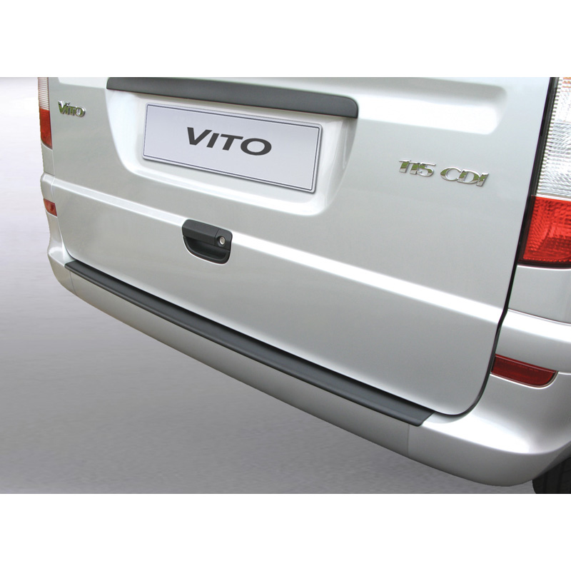 ABS Rear bumper protector  Mercedes Viano/Vito 2003-2014 Black