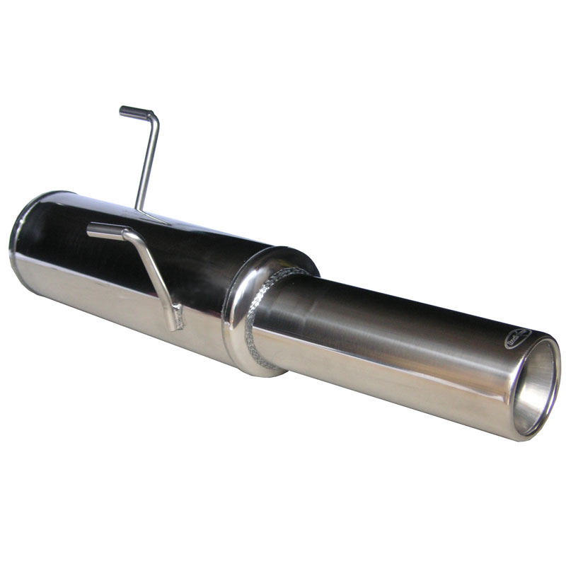 100% Inox Sport Exhaust  Peugeot 206 GT WRC (135HP) 102mm