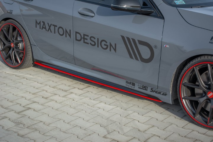 Zijskirts BMW 1 Serie F40 M-Pack/ M135i Glans Rood V2
