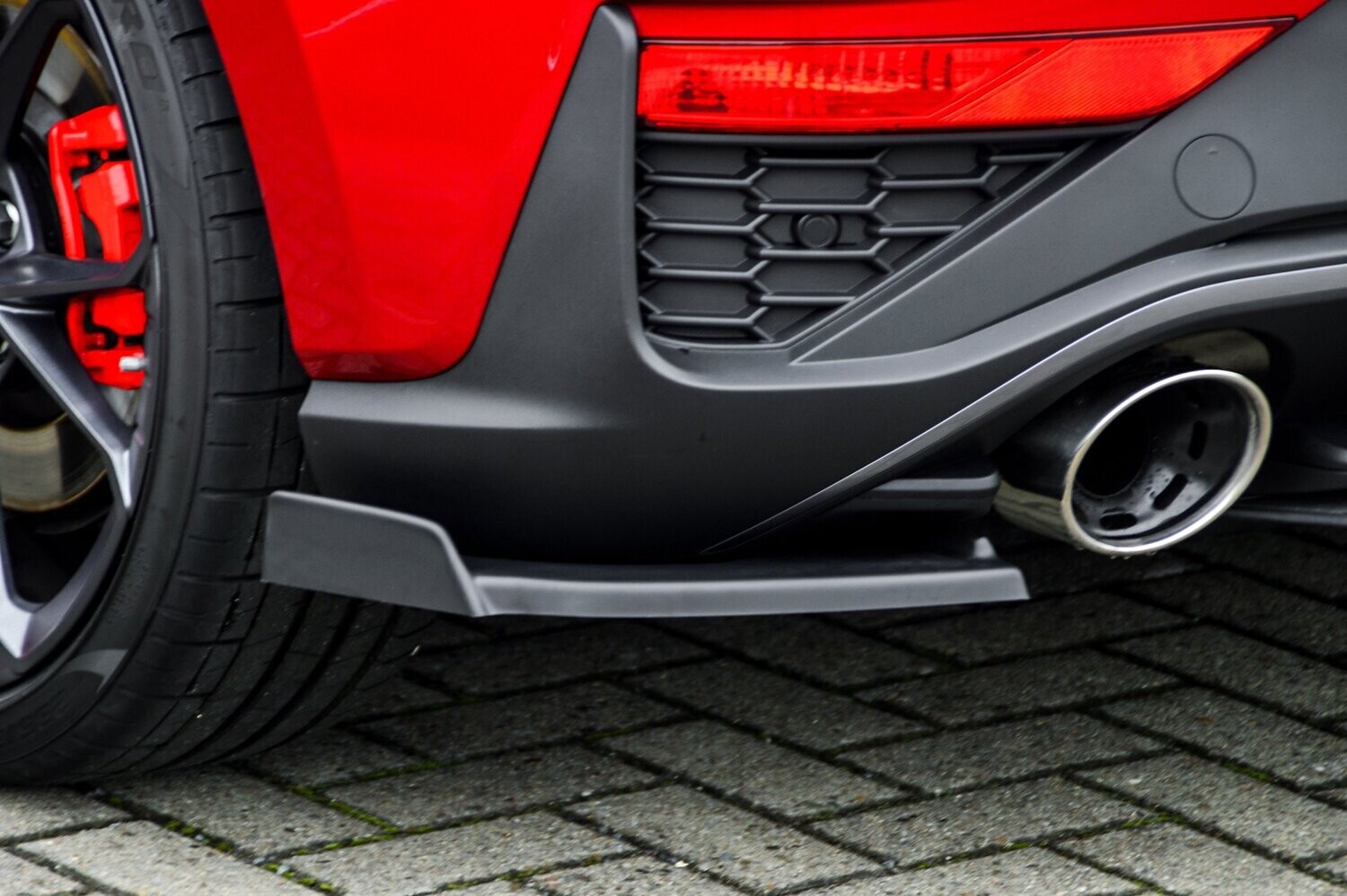 Achterskirt zijkanten met vleugel Hyundai I30N