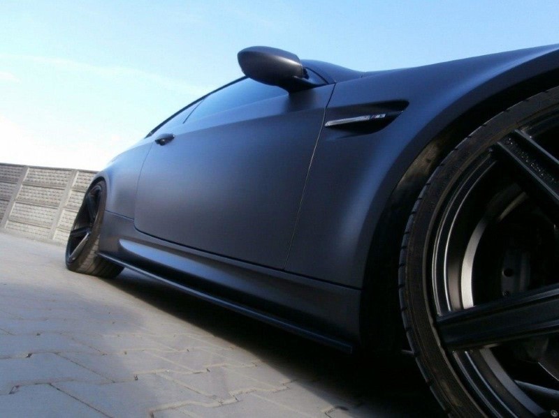 Zijskirts Diffusers BMW M3 E92 / E93 Glanzend Zwart
