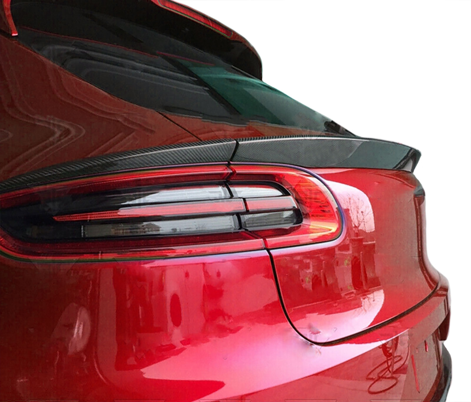 Kofferbak spoiler Porsche Macan Echt Carbon