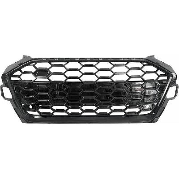 Grill Audi A4 B9 19- RS Look Zwart