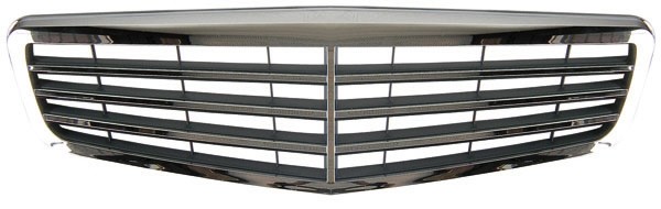 Radiator Grill Mercedes C-Klasse W204 07-11 Chroom/ZILVERKLEUR TYPE:ELEGANCE