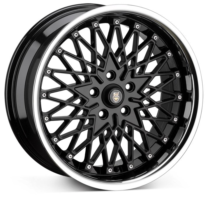 Cades ZEUS BLACK LIP POL SMALL/WIDE 8.0x18 5x100 ET35
