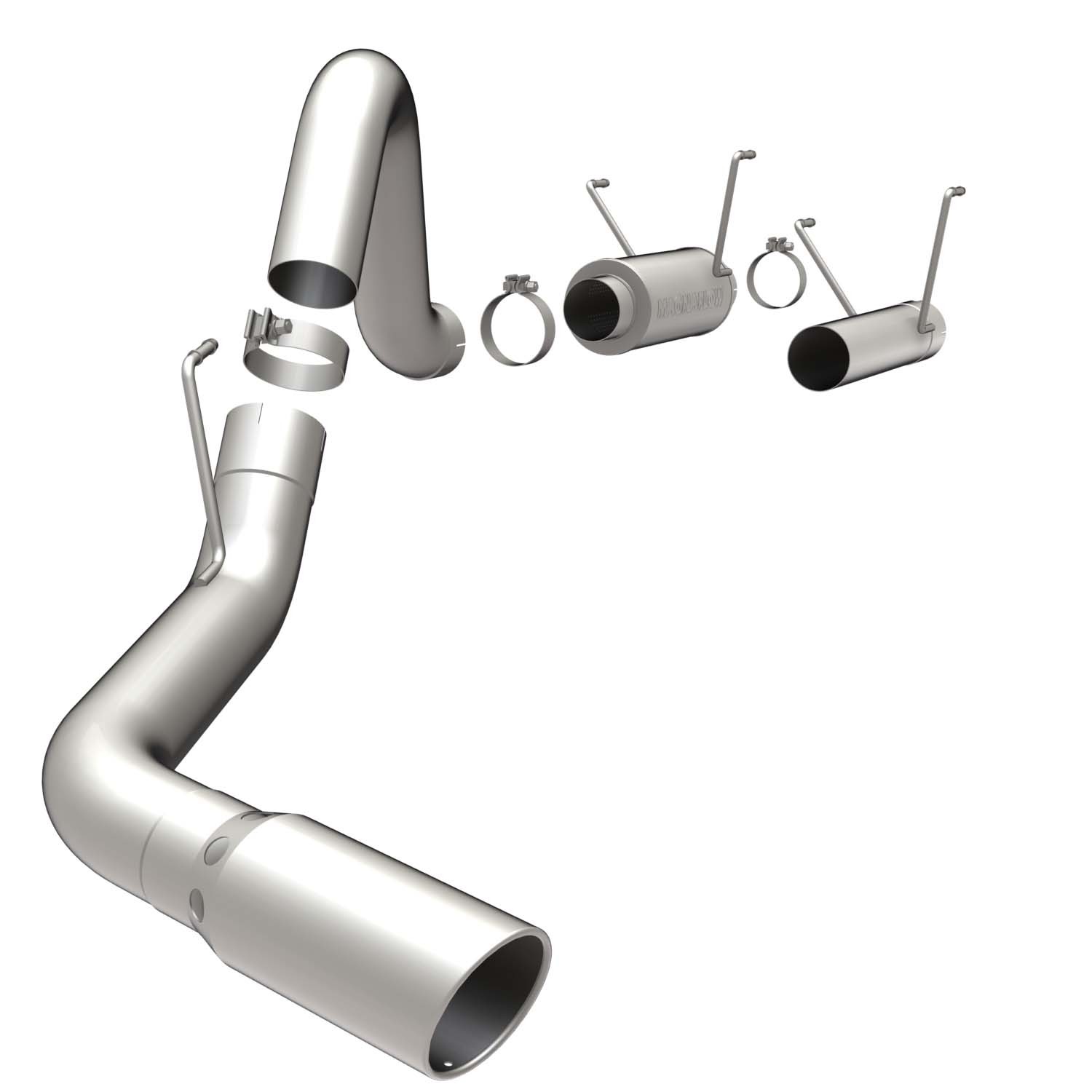 Dodge Cat-Back XL 07 Dodge Ram 6.7L 4" Magnaflow Cat-Back