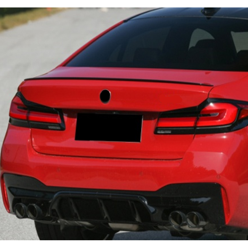 Achterspoiler  BMW 5-Serie G30 Sedan 2016-2023 (ABS Glanzend zwart)