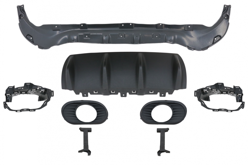 Diffuser 35 AMG Design Zwart Mercedes GLB X247