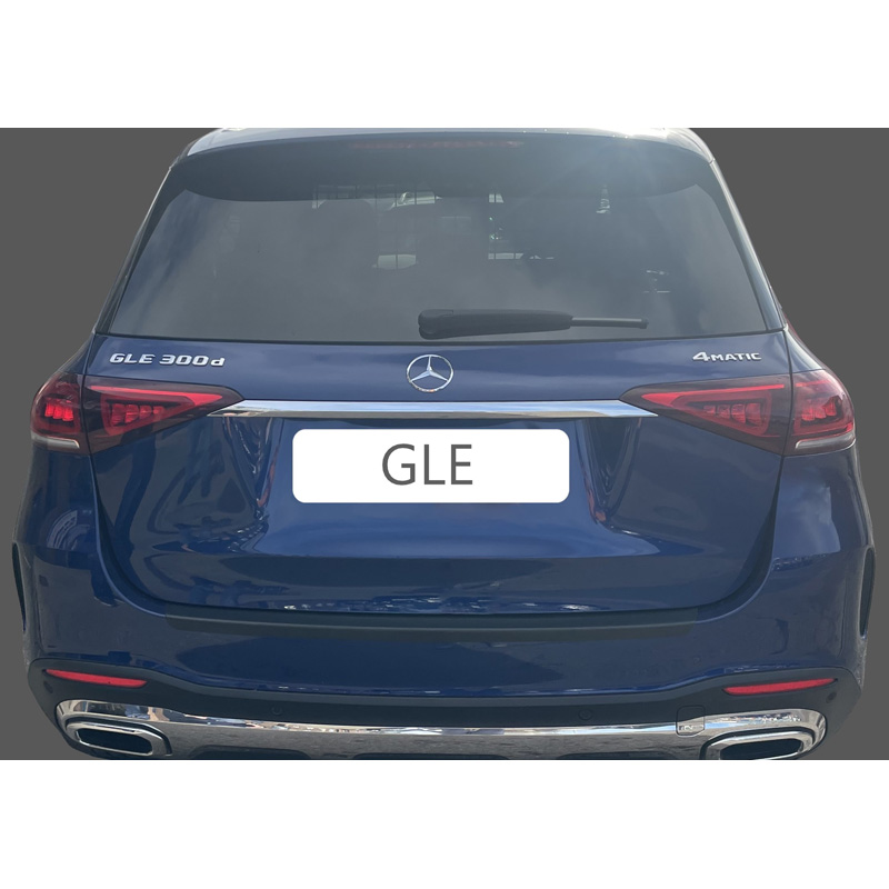 ABS Rear bumper protector  Mercedes GLE (W167) 2019- Black