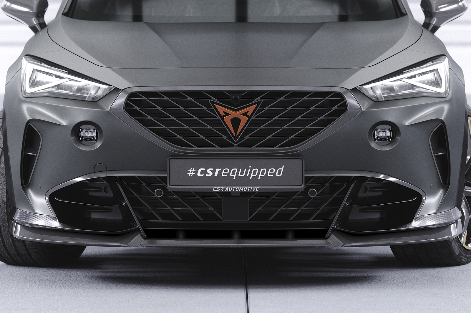 Voorspoiler Cupra Formentor VZ5 CSR Glans Zwart