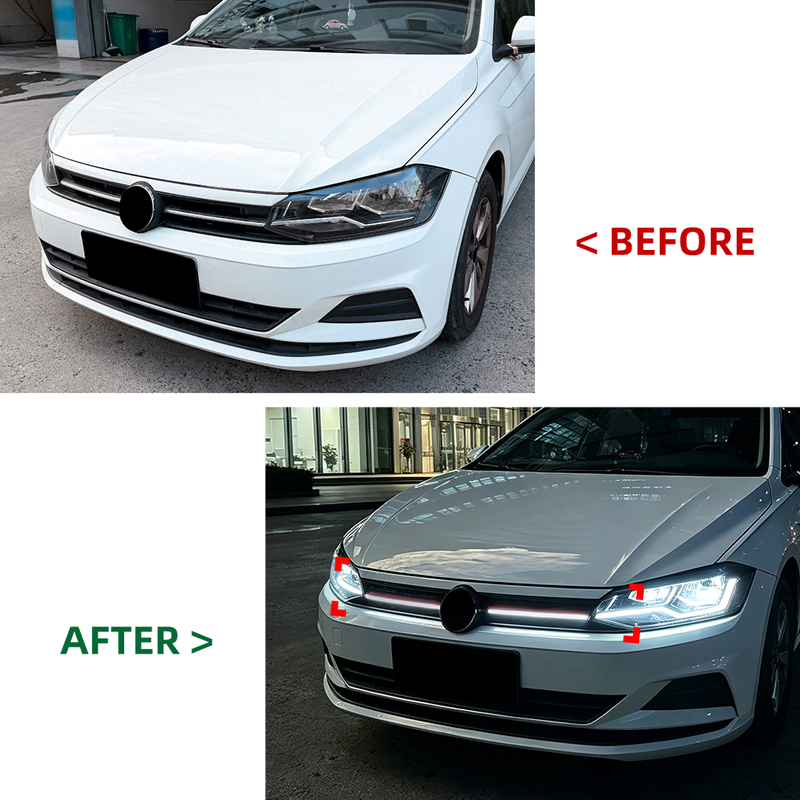 GTi-Look Grill met LED-Strip  Volkswagen Polo VI (AW1) 2017-2021