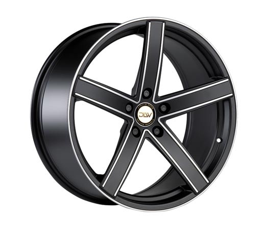 Deluxe Uros K Black Matt Polish 9x20 5x120 ET25 Velgen