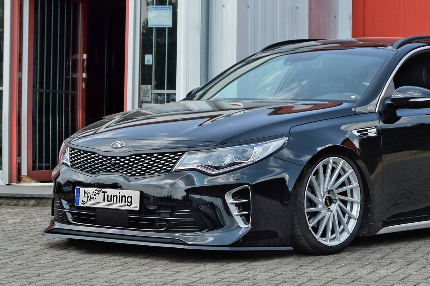 Voorspoilerlip Kia Optima JF Sportswagon ABS