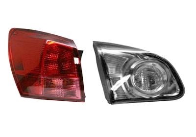 achterlicht, buiten, zonder fittingdeel, links Nissan Qashqai, 2