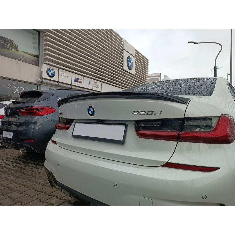 Trunk spoiler lip  BMW 3-series G20 Sedan 2018- (PU)