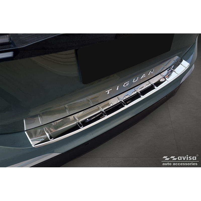 Chroom RVS Achterbumperprotector  Volkswagen Tiguan (CT1) 2024- 'Ribs'
